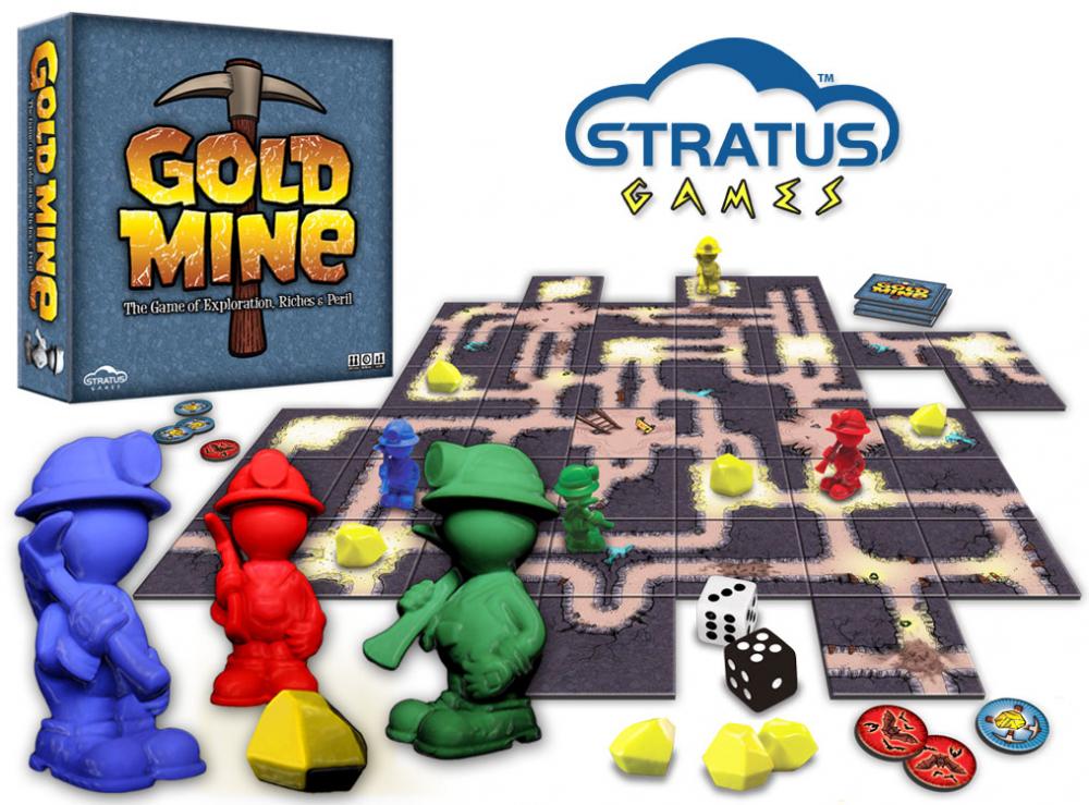 Board Game Gold Mine Stratus Games NEW! 